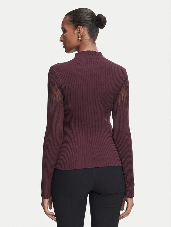 Rinascimento Rinascimento Блуза CFM0012380003 Бордо Slim Fit
