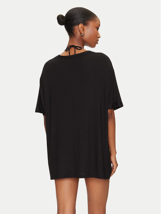 Guess Guess Tricou E5GI07 K68D2 Negru Regular Fit