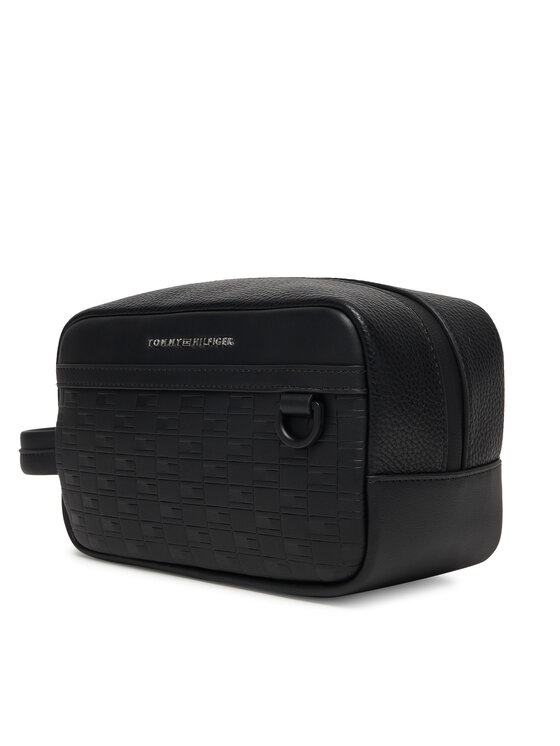 Tommy Hilfiger Tommy Hilfiger Kosmētikas somiņa Th Modern Washbag AM0AM13947 Melns