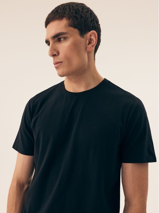Henderson Henderson Komplet t-shirtów 42973 Czarny Regular Fit