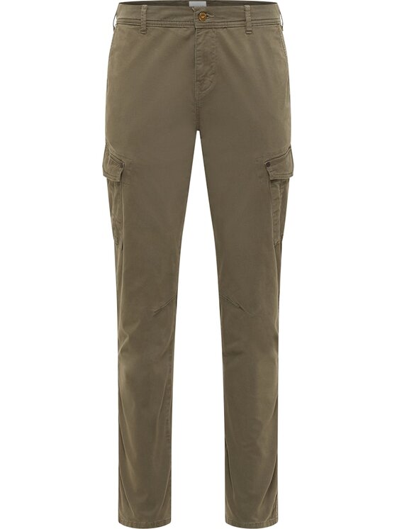 Mustang Mustang Pantaloni di tessuto Style Daytona Cargo Verde Slim Fit