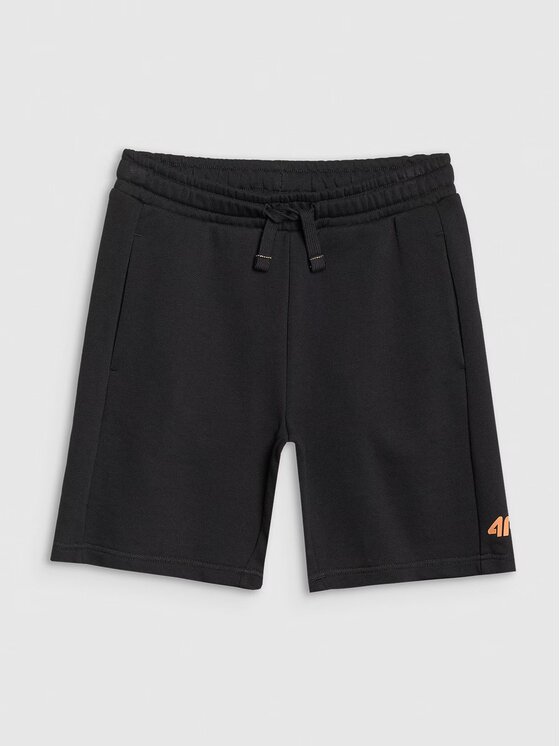4F 4F Szorty 4FJWSS25TSHOM600-20S Czarny Regular Fit