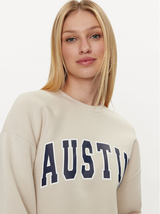 Gina Tricot Gina Tricot Світшот 10949 Бежевий Regular Fit