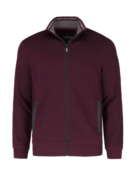 Volcano Volcano Bluza B-GLOR Fioletowy Regular Fit