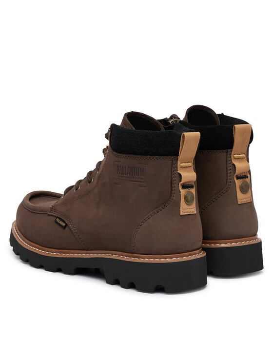 Palladium Palladium Auliniai batai Trooperlite Grit Zip 04985-249-M Tamsiai ruda