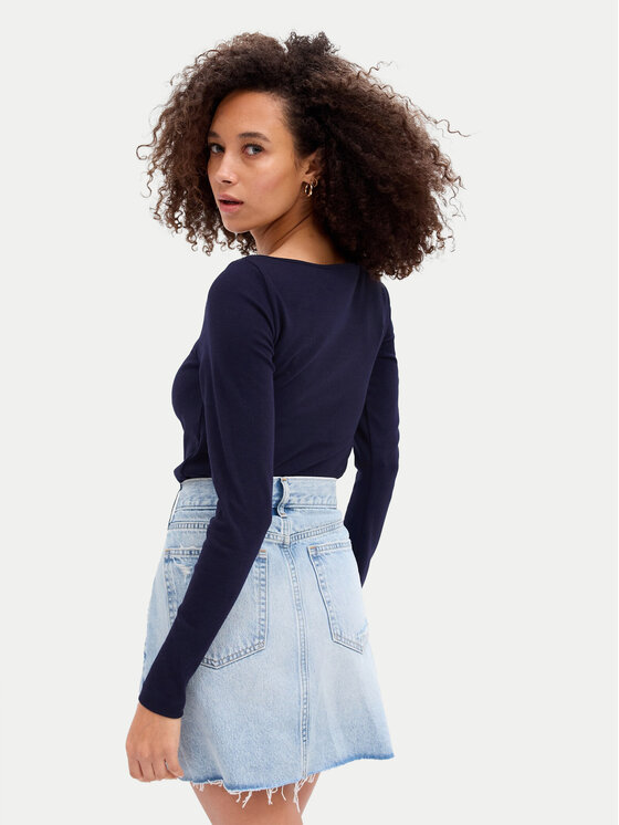 Gap Gap Blúz 540606-00 Sötétkék Regular Fit