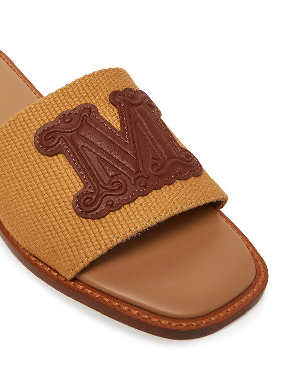 Max Mara Max Mara Klapki 2516521019600 Brązowy
