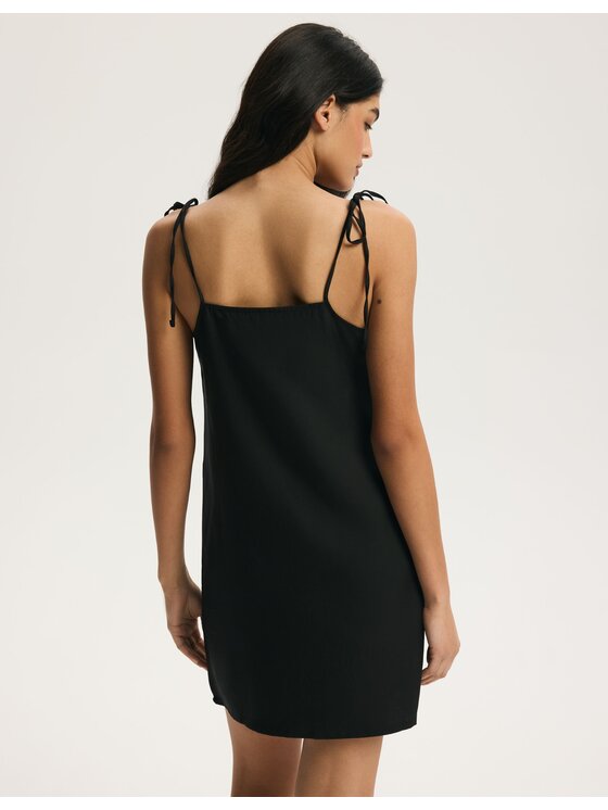 Esotiq Esotiq Koszula nocna 45222 Czarny Regular Fit