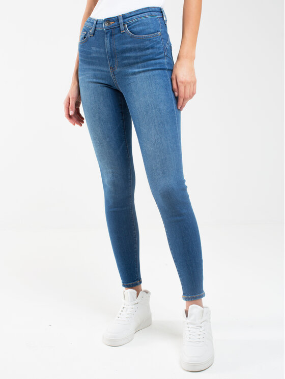 BIG STAR BIG STAR Jeansy MARIELLA HIGH WAIST Niebieski Basic Fit