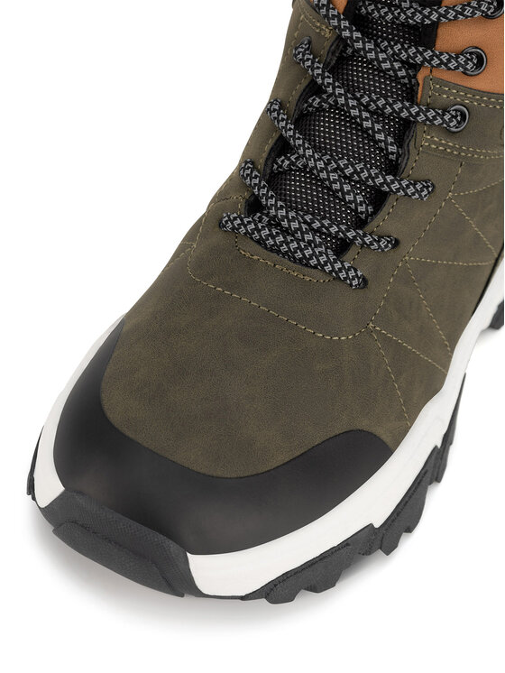 Action Boy Action Boy Schnürschuhe AVO-3299-002 IV CH Khakifarben