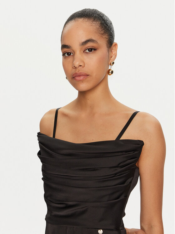 Rinascimento Rinascimento Abendkleid CFC0121818003 Schwarz Slim Fit