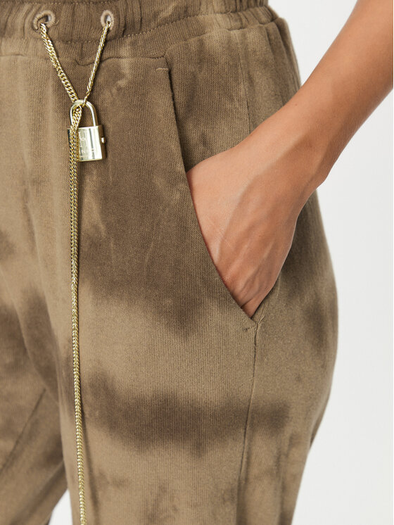 PINKO Pinko Παντελόνι φόρμας UNIQUENESS Colorare 1Q10AW 8641 Καφέ Regular Fit
