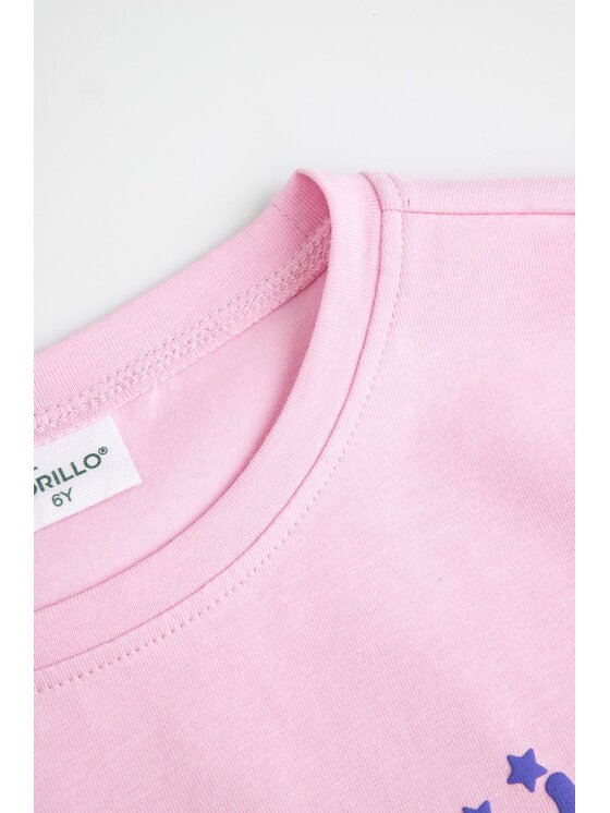 Coccodrillo Coccodrillo T-Shirt ZC6143202SGK-007 Różowy Regular Fit