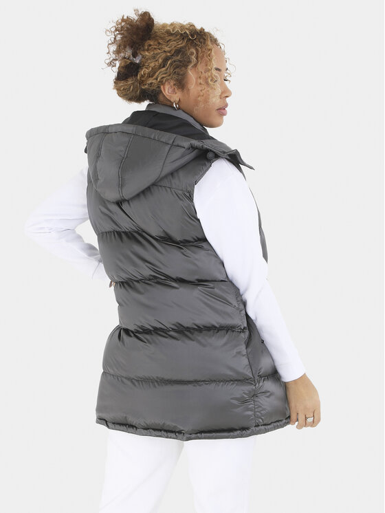 Brave Soul Brave Soul Αμάνικο Μπουφάν LJK-NEEMAGILET Γκρι Straight Fit