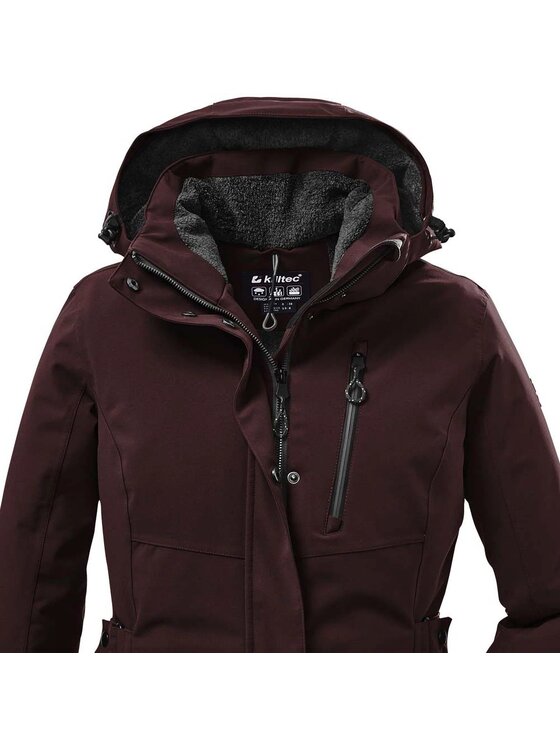 KILLTEC KILLTEC Kurtka zimowa 37726/447 Bordowy Regular Fit