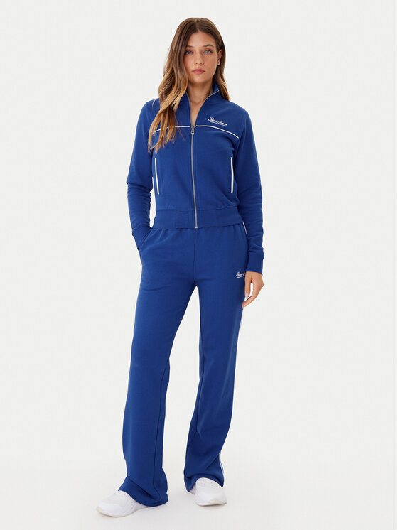 Guess Jeans Guess Jeans Pulóver W5YQ17 K68I4 Kék Regular Fit