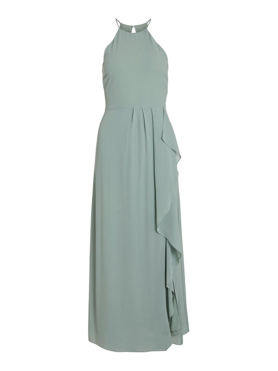 Vila Vila Večerna obleka Milina 14084838 Zelena Regular Fit