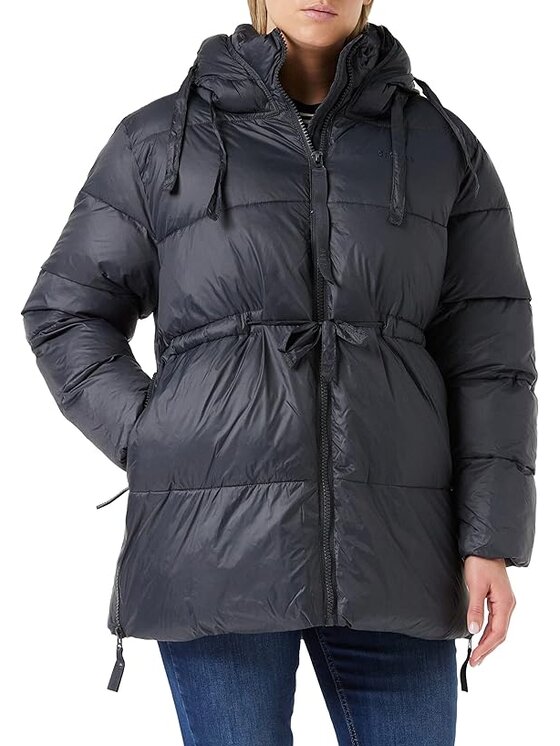 Mustang Mustang Giacca da donna Heidi Mid Puffer Nero Regular Fit
