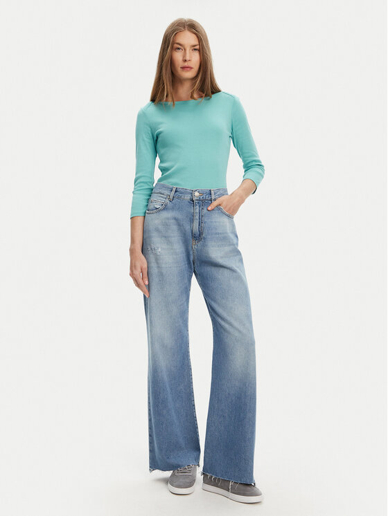 United Colors Of Benetton United Colors Of Benetton Bluse 3GA2E16A1 Grün Regular Fit