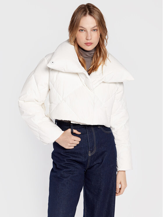 Calvin Klein Calvin Klein Geacă din puf Transform K20K204632 Alb Regular Fit