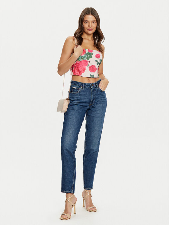 Guess Guess Top W5RH26 WGLO2 Barevná Regular Fit