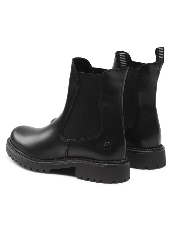 Tamaris Tamaris Kotníková obuv s elastickým prvkem 1-25427-41 Černá
