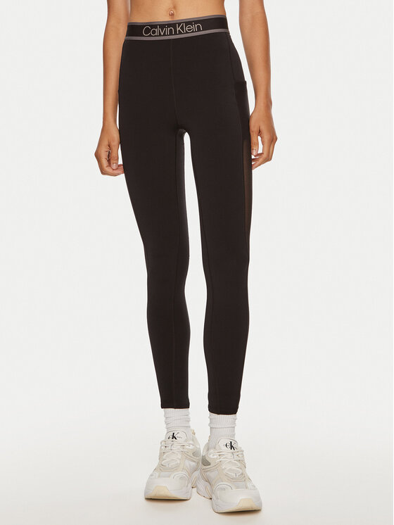 Calvin Klein Performance Legíny 00GWF4L608 Čierna Slim Fit