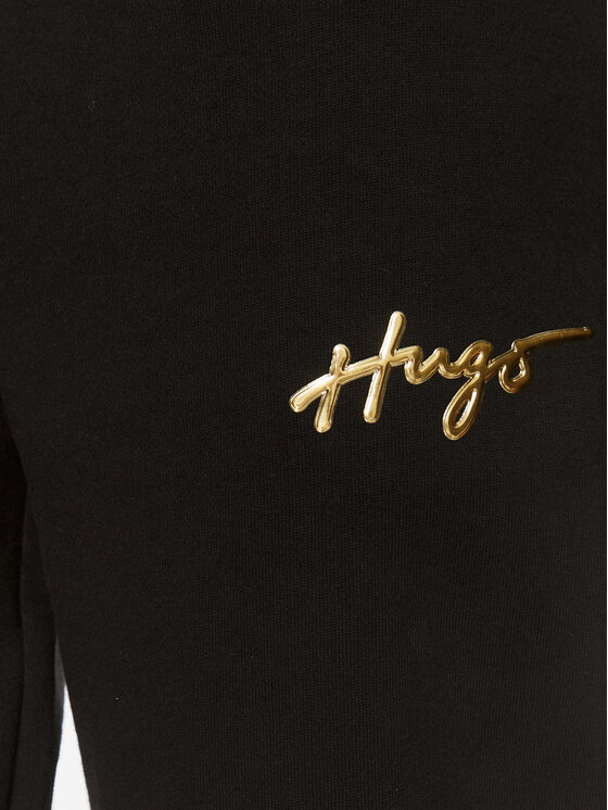 HUGO Hugo Teplákové kalhoty Easy 50509171 Černá Relaxed Fit