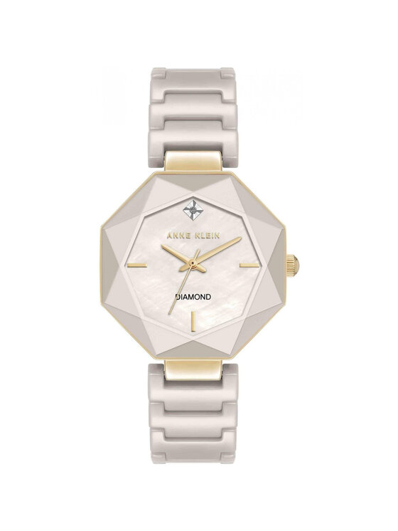 Anne Klein Anne Klein Zegarek AK-5064GPTN Beżowy