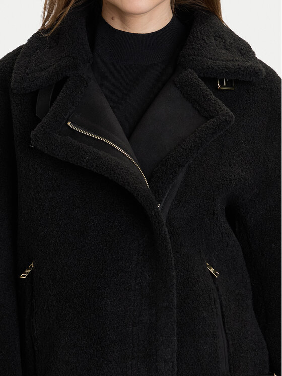 Rinascimento Rinascimento Übergangsmantel CFC0122207003 Schwarz Regular Fit