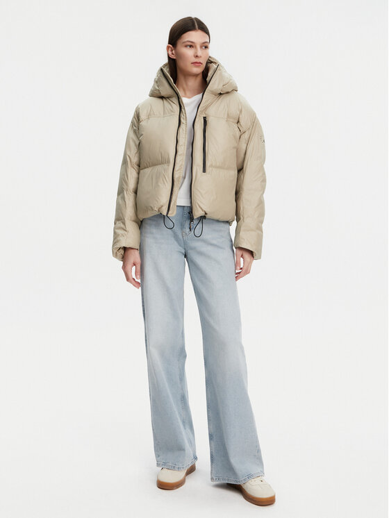 adidas by Stella McCartney adidas by Stella McCartney Μπουφάν χειμωνιάτικο Winter JI5198 Μπεζ Loose Fit