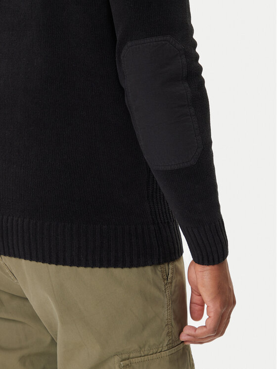 Aeronautica Militare Aeronautica Militare Džemper 252MA1574UL00539 Crna Regular Fit
