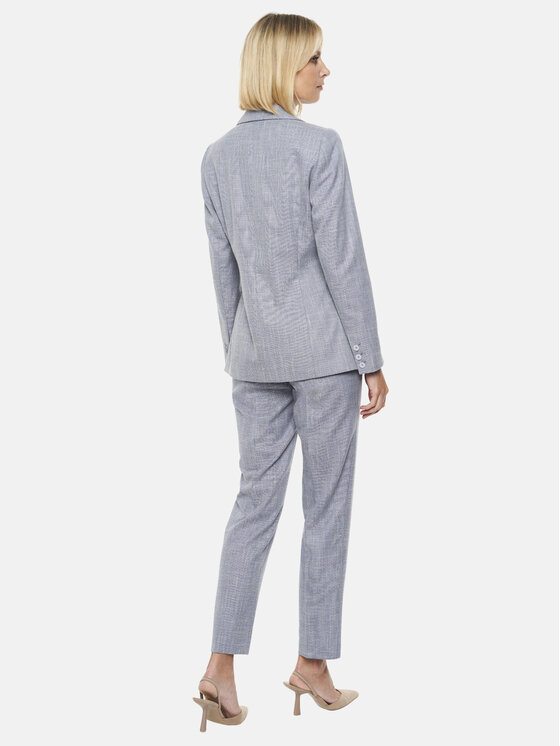 Potis & Verso Potis & Verso Marynarka Dorian Szary Regular Fit