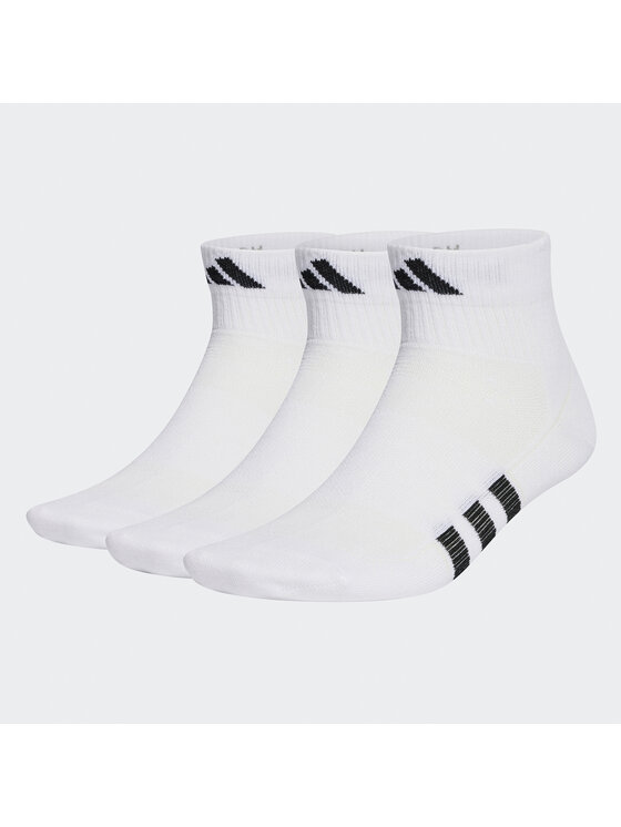 Șosete Înalte Unisex adidas Performance Light Mid-Cut Socks 3 Pairs HT3445 Alb