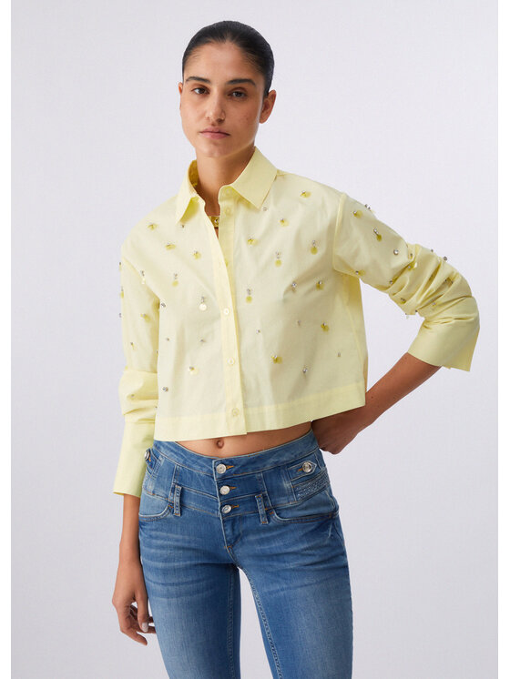 Liu Jo Liu Jo Camicia WA6173T039A10620 Viola Regular Fit