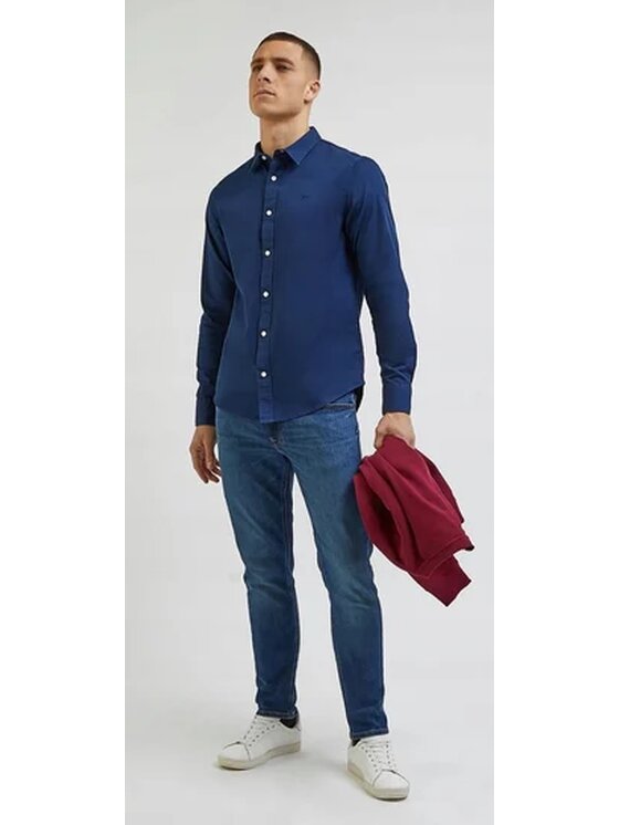 Lee Lee Camicia PATCH SHIRT EMPEROR Blu Regular Fit