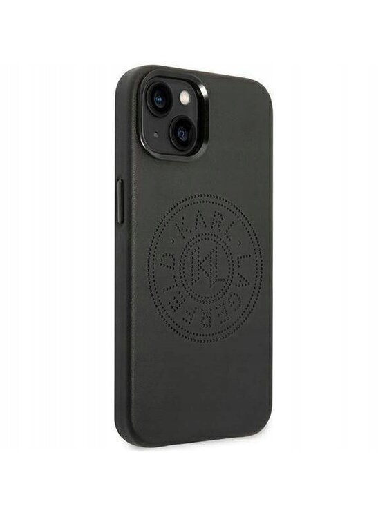 KARL LAGERFELD KARL LAGERFELD Etui na telefon Perforated Logo Czarny
