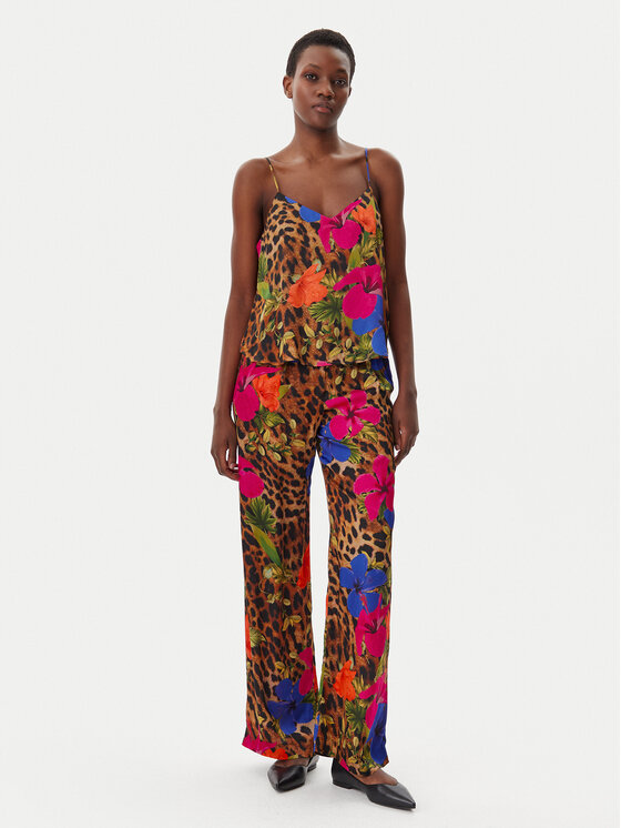 LOLA CASADEMUNT LOLA CASADEMUNT Παντελόνι Palazzo MS2514015 Έγχρωμο Wide Leg