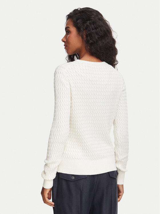 Tommy Hilfiger Tommy Hilfiger Svetr WW0WW44987 Krémová Regular Fit