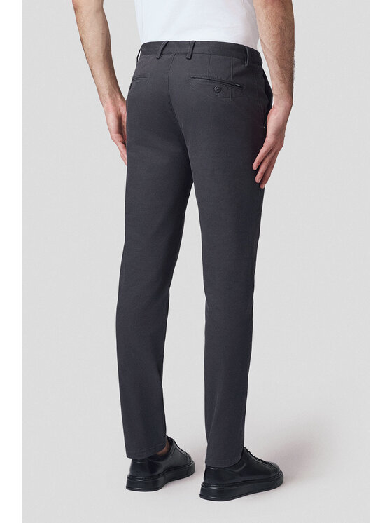 Lancerto Lancerto Chinosy Mikkeli SP082125000010 Szary Regular Fit