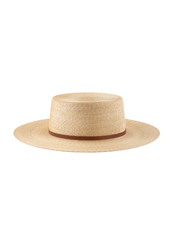Paris+Hendzel Paris+Hendzel Kapelusz Straw Canotier (grade 4/5) Beżowy