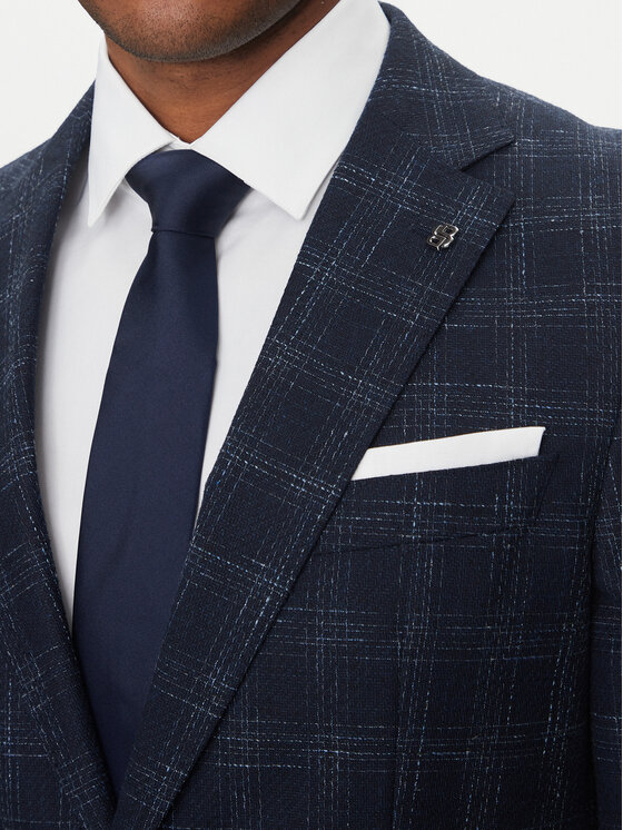 BOSS BOSS Marynarka H-Hutson-233 50535057 Granatowy Slim Fit