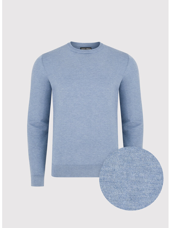 Pako Lorente Pako Lorente Sweter P25WF-2X-017 Niebieski Classic Fit