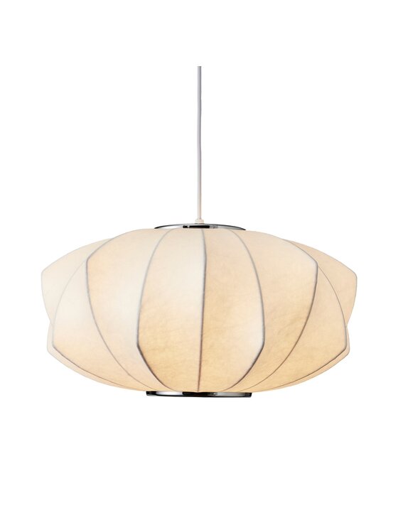 MIAhome MIAhome Lampa wisząca SILK V-shape biała 45 cm Biały