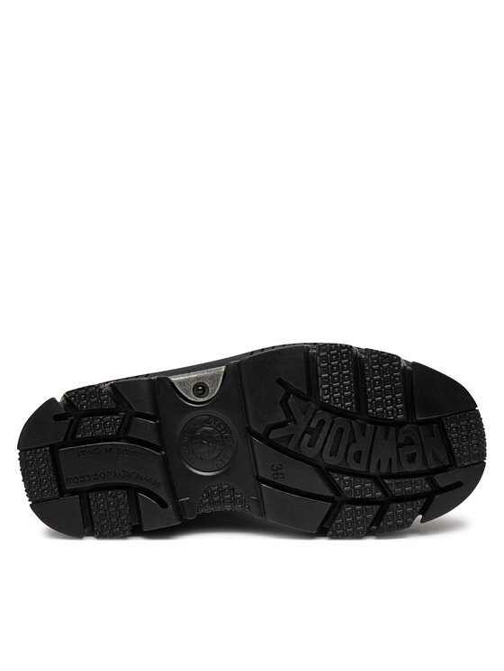 NEW ROCK NEW ROCK Schnürstiefel M-MILI084N-S6 Schwarz