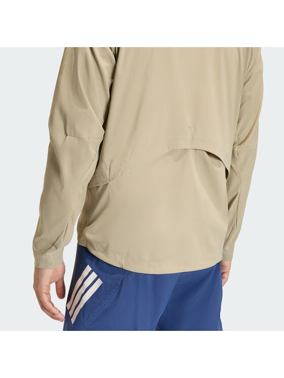 adidas adidas Kurtka do biegania 158764 Brązowy Regular Fit