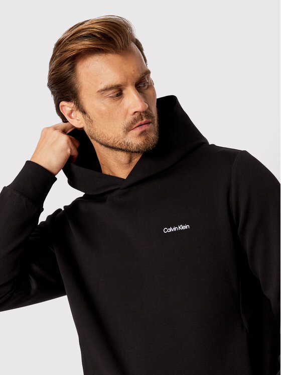 Calvin Klein Sweatshirt Micro Logo K10K109927 Noir Relaxed Fit