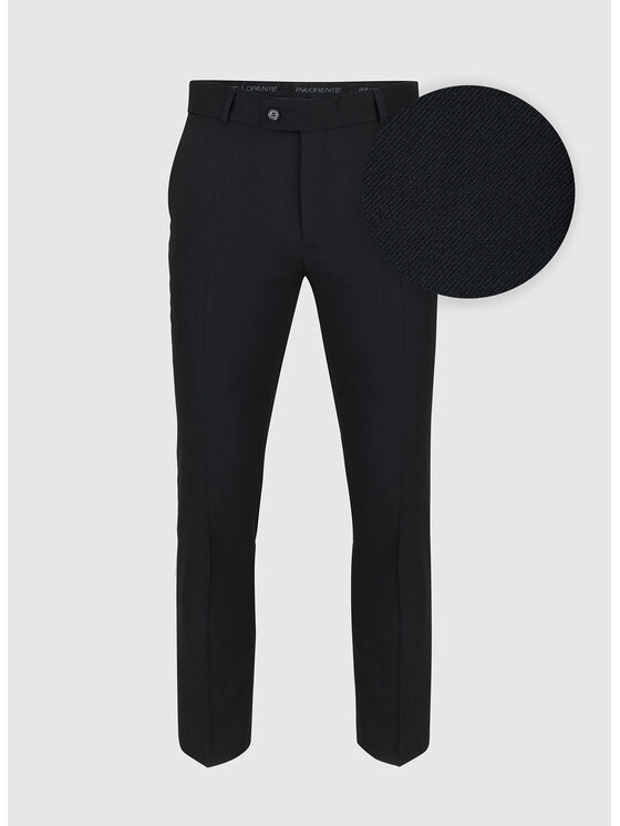 Pako Lorente Pako Lorente Spodnie garniturowe P22SP-6G-026 Czarny Slim Fit
