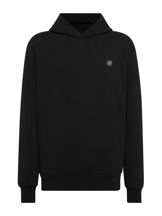 PHILIPP PLEIN PHILIPP PLEIN Mikina 14863 Čierna Regular Fit