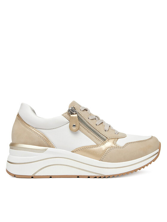 Remonte Sneakersy D0T01-80 Béžová